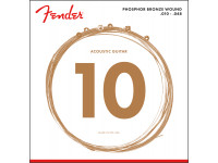 Fender Phosphor Bronze Ball End, 60XL .010-.048 Gauges (6) Fender Phosphor Bronze Ball End, 60XL .010-.048 Gauges (6)